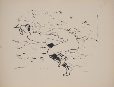 Albert MARQUET - Les amantes assoupies, 1925 - Lithographie originale signée 2