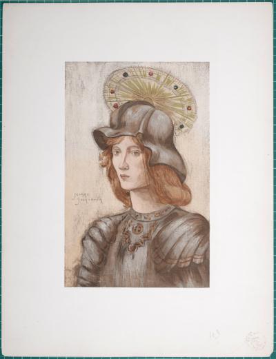 Jeanne JACQUEMIN - L'Estampe Moderne : Saint Georges, 1899 - Lithographie originale 2