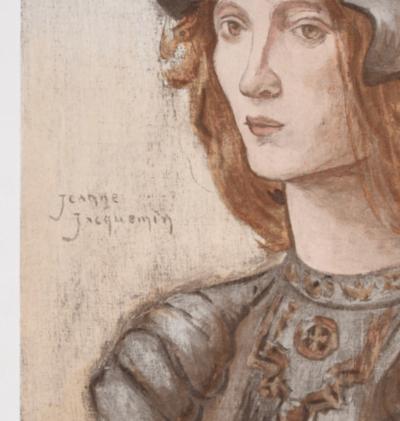 Jeanne JACQUEMIN - L'Estampe Moderne : Saint Georges, 1899 - Lithographie originale 2