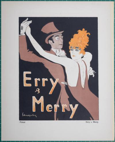Walter SCHNACKENBERG - Erry & Merry / Casino Odéon, 1922 - Lithographie 2