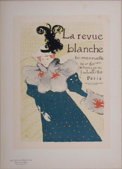 Henri de TOULOUSE-LAUTREC - Les Maîtres de l'Affiche : La revue blanche, 1897 - Lithographie 2
