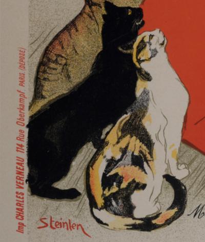 Théophile Alexandre STEINLEN - Maîtres de l'Affiche : Lait pur stérilisé de la Vingeanne, 1897 - Lithographie 2