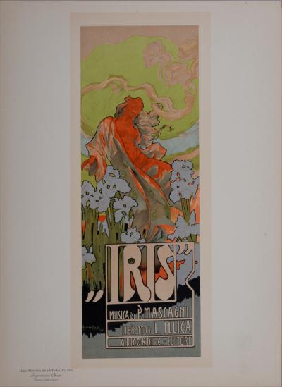 Adolfo HOHENSTEIN - Les Maîtres de l'Affiche : Iris, 1898 - Lithographie 2