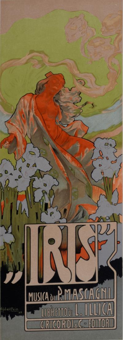 Adolfo HOHENSTEIN - Les Maîtres de l'Affiche : Iris, 1898 - Lithographie 2