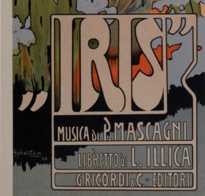 Adolfo HOHENSTEIN - Les Maîtres de l'Affiche : Iris, 1898 - Lithographie 2