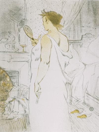 Henri De TOULOUSE LAUTREC (d’après) - Devant la glace, 1969 - Lithographie 2
