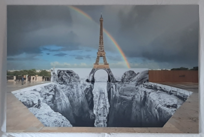 JR - Trompe l’oeil, Les Falaises du Trocadéro, Paris, France, 2021 (25 Mai 2021, 22h18) 2