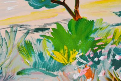 Ray POIRIER - Village provençal et Oliviers - Lithographie originale signée au crayon 2