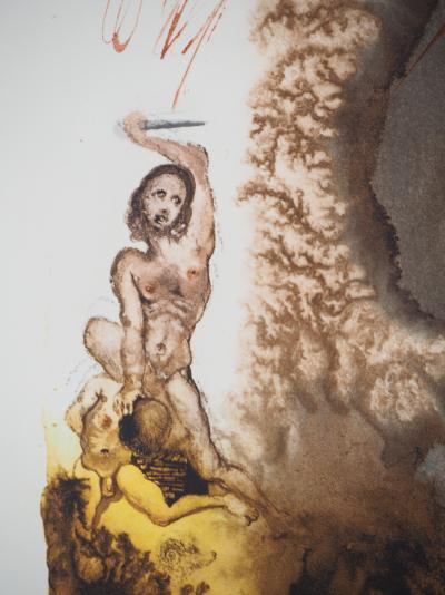 Salvador DALI: Biblia Sacra - Die Opferung Abrahams - Signierte Lithographie 2