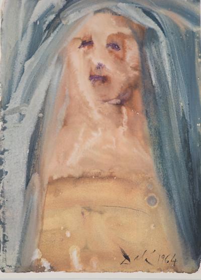 Salvador DALI  : Biblia Sacra - Vierge - Lithographie Signée 2