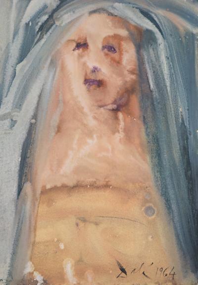 Salvador DALI  : Biblia Sacra - Vierge - Lithographie Signée 2