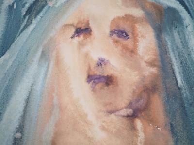 Salvador DALI  : Biblia Sacra - Vierge - Lithographie Signée 2