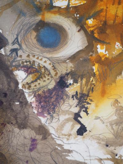 Salvador DALI : Biblia Sacra - Le démon Leviathan - Lithographie Signée 2