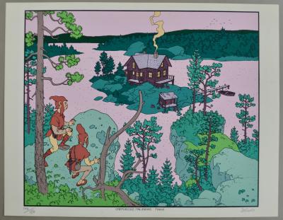Arno - Crépuscule Finlandais, 1986 - Sérigraphie 2
