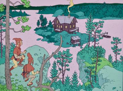 Arno - Crépuscule Finlandais, 1986 - Sérigraphie 2