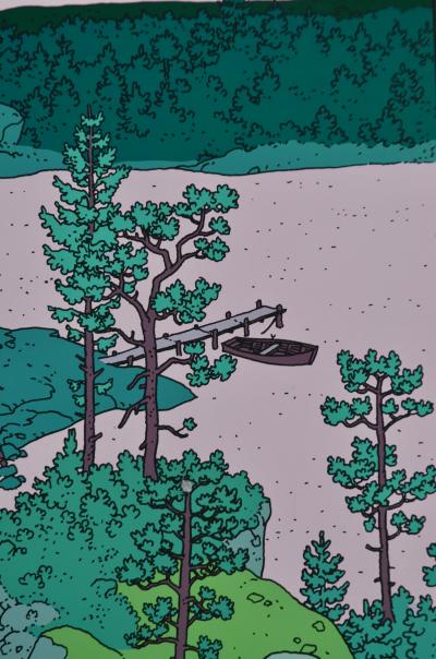 Arno - Crépuscule Finlandais, 1986 - Sérigraphie 2