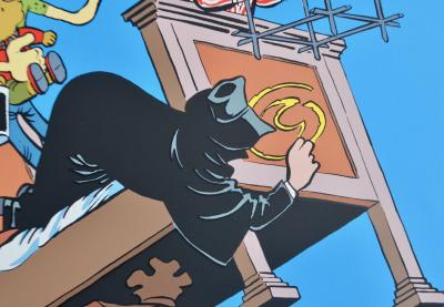 René Pétillon - Festival d’Angoulême, 1990 - Sérigraphie signée 2
