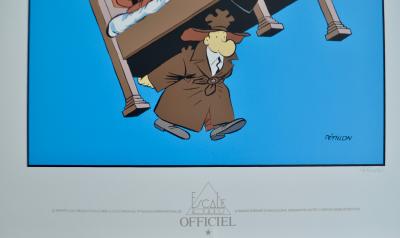 René Pétillon - Festival d’Angoulême, 1990 - Sérigraphie signée 2