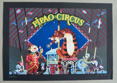 Benito - Pipao circus, 1992 - Sérigraphie signée 2