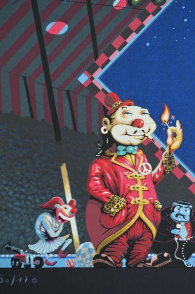 Benito - Pipao circus, 1992 - Sérigraphie signée 2