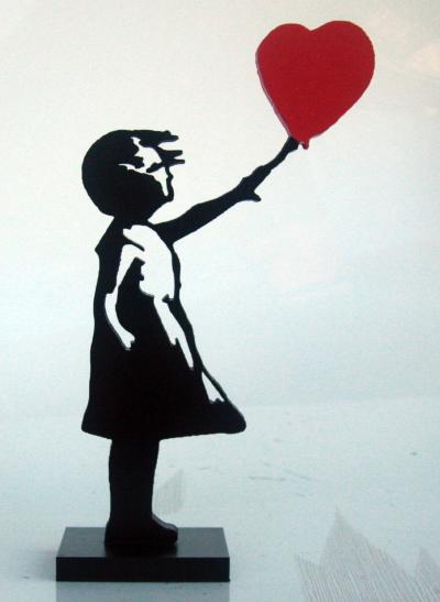 PYB - Banksy girl, 2023 - Sculpture 2
