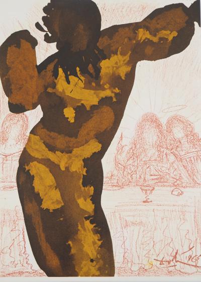 Salvador DALI: Biblia Sacra - The Last Supper - Signed Lithograph 2