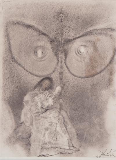 Salvador DALI : Biblia Sacra - La Naissance - Lithographie Signée 2