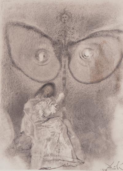 Salvador DALI : Biblia Sacra - La Naissance - Lithographie Signée 2