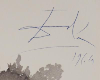 Salvador DALI : Biblia Sacra - Passion -  Lithographie Signée 2
