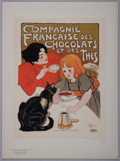 Théophile Alexandre STEINLEN - Les Maîtres de l'Affiche : Compagnie Française des Chocolats et des Thés, 1899 - Lithographie 2