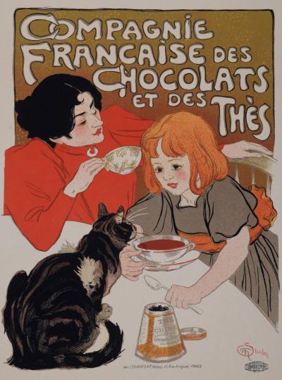 Théophile Alexandre STEINLEN - Les Maîtres de l'Affiche : Compagnie Française des Chocolats et des Thés, 1899 - Lithographie 2
