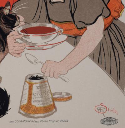 Théophile Alexandre STEINLEN - Les Maîtres de l'Affiche : Compagnie Française des Chocolats et des Thés, 1899 - Lithographie 2