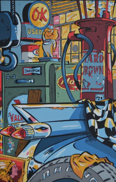 Stéphan Colman - Billy the cat, 1998 - Sérigraphie signée 2