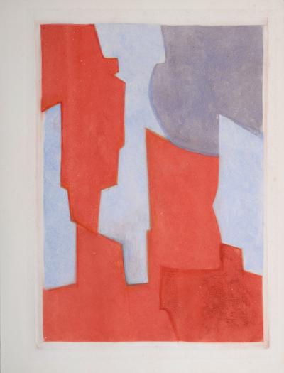 Serge POLIAKOFF - Composition, Parménide, 1964 (#B) - Gravure 2