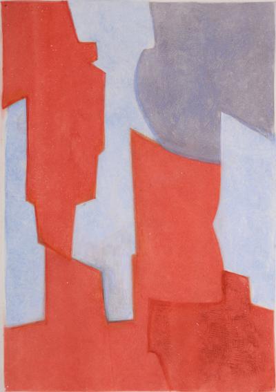 Serge POLIAKOFF - Composition, Parménide, 1964 (#B) - Gravure 2