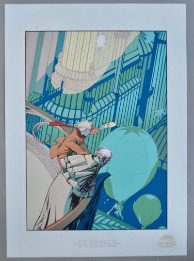 François Schuiten - Les Cités Obscures, 1990 - Sérigraphie signée 2