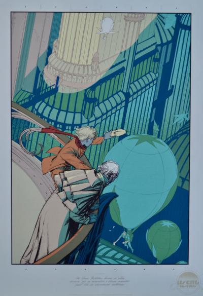 François Schuiten - Les Cités Obscures, 1990 - Sérigraphie signée 2
