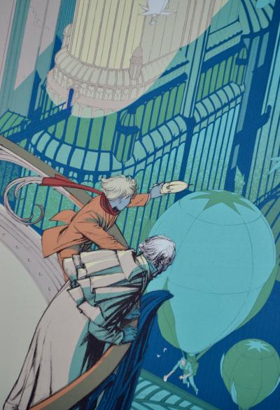 François Schuiten - Les Cités Obscures, 1990 - Sérigraphie signée 2