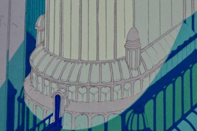 François Schuiten - Les Cités Obscures, 1990 - Sérigraphie signée 2