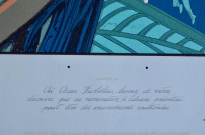 François Schuiten - Les Cités Obscures, 1990 - Sérigraphie signée 2