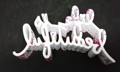 Mr Brainwash - Life is Beautiful (Splash Pink), 2018 - Sculpture 2