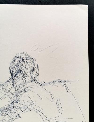 Alberto GIACOMETTI - Portrait de Georges Braque, 1964 - Lithographie 2