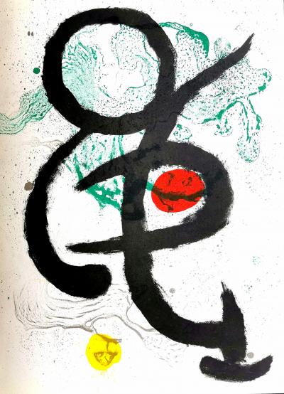 Joan MIRO - Danse barbare, 1963 - Lithographie originale 2