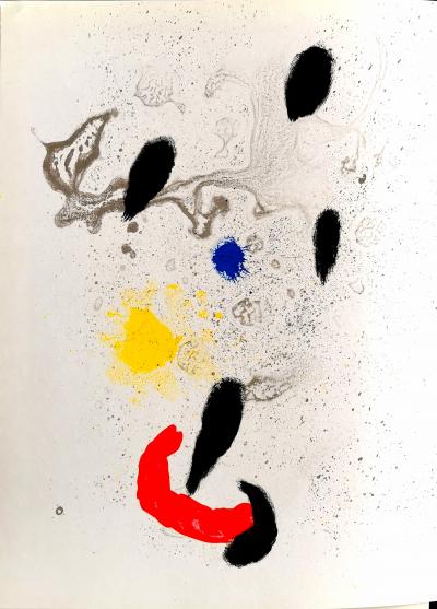 Joan MIRO - Derrière le Miroir, 1963 - Lithographie originale 2