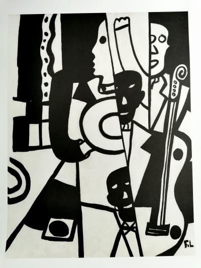 Fernand LEGER (d’après) - Jazz - Impression 2