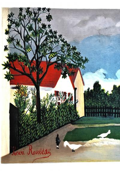 Le Douanier ROUSSEAU (d’après) - La rue, 1962 - Lithographie 2