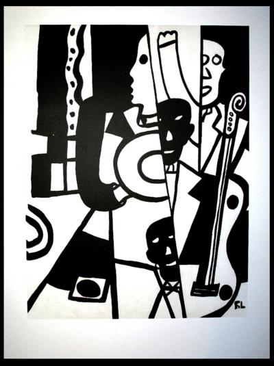 Fernand LEGER (d’après) - Jazz - Impression 2