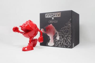 Richard ORLINSKI : Pac Man Rouge  - Sculpture 2