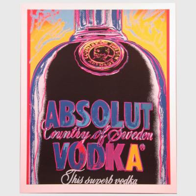 Andy WARHOL - Absolut Vodka (Succession Andy Warhol), 1985 - Affiche 2