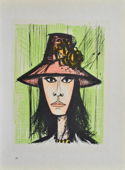 Bernard BUFFET (d’après) : Visages - Ensemble de lithographies 2